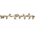 1.75mm Pyrite Micro Faceted Round Gold plated Dangling Chain
