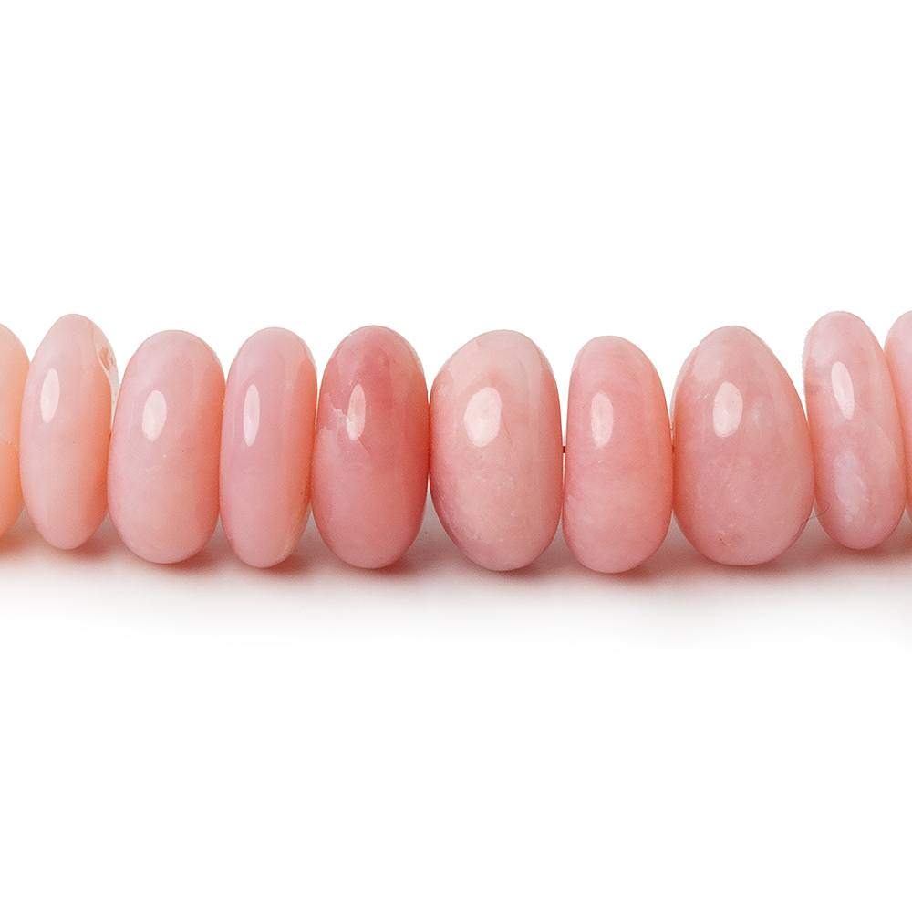 Pink Peruvian Opal Plain Rondelle Beads 16 inches 85 pcs