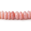Pink Peruvian Opal Plain Rondelle Beads 16 inches 85 pcs