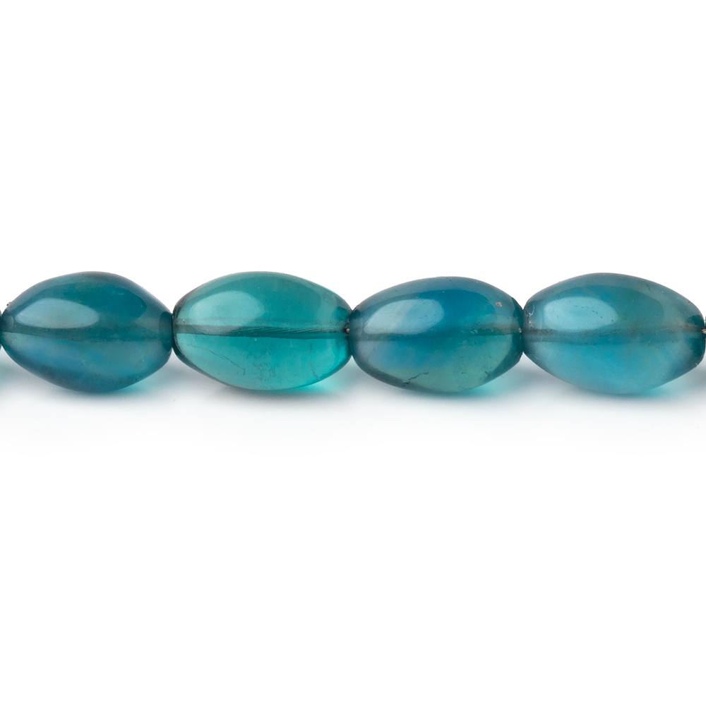 9x6-11x7mm Shaded Fluorite Plain Marquise Beads 7.5 inch 18 pieces AA
