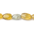9x8-14x9mm Multi Beryl faceted nugget beads 15 inch 32 pieces