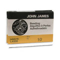 John James Beading Needles #10 - ONE pack of 25 needles