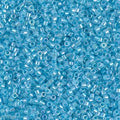 Miyuki Delica DB57 / DB057  11/0 Sky Blue Lined Crystal Luster Cylinder/Tube Beads, 5 or 10 gm