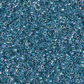 Miyuki Delica DB58 / DB058  11/0 Light Blue Lined Crystal AB Cylinder/Tube Beads, 5 or 10 gm