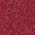 Miyuki Delica DB62 / DB062  11/0 Light Cranberry Lined Crystal Luster Cylinder/Tube Beads, 5 or 10 gm