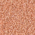 Miyuki Delica DB67 / DB067  11/0 Flesh Lined Crystal AB Cylinder/Tube Beads, 5 or 10 gm