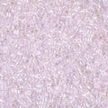 Miyuki Delica DB71 / DB071  11/0 Pink Lined Crystal AB Cylinder/Tube Beads, 5 or 10 gm
