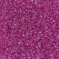 Miyuki Delica DB74 / DB074  # 11/0 Light Fuchsia Lined Crystal AB Cylinder/Tube Beads, 5 or 10 gm