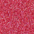 Miyuki Delica DB75 / DB075 11/0 Dark Rose Lined Crystal AB Cylinder/Tube Beads, 5 or 10 gm