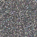 Miyuki Delica DB107 / DB0107 11/0 Transparent Gray Gold Luster AB Cylinder/Tube Beads - 5 or 10 gm