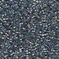 Miyuki Delica DB111 / DB0111  11/0 Transparent Gray Luster AB Cylinder/Tube Beads - 5 or 10 gm