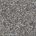 Miyuki Delica DB114 / DB0114  11/0 Transparent Gray Gold Luster Cylinder/Tube Beads - 5 or 10 gm