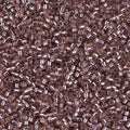 Miyuki Delica DB146 / DB0146   11/0 Silver Lined Transparent Smoky Amethyst Cylinder/Tube Beads - 5 or 10 gm