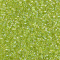 Miyuki Delica DB174 / DB0174  11/0 Transparent Chartreuse Green AB Cylinder/Tube Beads - 5 or 10 gm