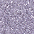 Miyuki Delica DB241 / DB0241  11/0  Pale Lavender Lined Alabaster Luster Dyed Cylinder/Tube Beads - 5 or 10 gm