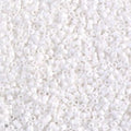 Miyuki Delica DB351 / DB0351 11/0 Matte Opaque White Cylinder/Tube Beads, 5 or 10 gm