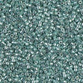 Miyuki Delica DB414 / DB0414  11/0 Galvanized Green Cylinder/Tube Beads - 5 or 10 gm