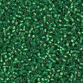 Miyuki Delica DB688 / DB0688  11/0 Semi-Matte Outside Dyed Opaque Medium Green Cylinder/Tube Beads - 5 or 10 gm