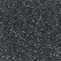 Miyuki Delica DB708 / DB0708 11/0 Transparent Gray Cylinder/Tube Beads - 5 or 10 gm