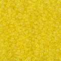 Miyuki Delica DB743 / DB0743  11/0 Matte Transparent Yellow Cylinder/Tube Beads - 5 or 10 gm