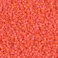 Miyuki Delica DB872/ DB0872  11/0 Matte Opaque Orange AB Cylinder/Tube Beads, 5 or 10 gm