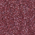 Miyuki Delica DB924 / DB0924  11/0 Dyed Sparkling Cranberry Lined Crystal Cylinder/Tube Beads, 5 or 10 gm