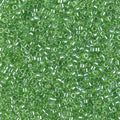 Miyuki Delica DB1226   11/0 Transparent Lime Green Luster Cylinder/Tube Beads - 5 or 10 gm