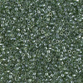 Miyuki Delica DB1227   11/0 Transparent Olive Green Luster Cylinder/Tube Beads - 5 or 10 gm