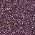 Miyuki Delica DB1757 Sparkling Orchid Lined Amethyst Luster Cylinder/Tube Beads - 5 or 10 gm
