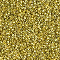 Miyuki Delica DB1835   11/0 Duracoat Galvanized Zest (Yellow) Cylinder/Tube Beads - 5 or 10 gm