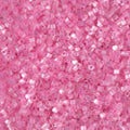 Miyuki Delica DB1875   11/0 Silk Inside Dyed Light Carnation Pink AB Cylinder/Tube Beads, 5 or 10 gm