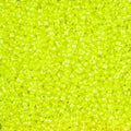 Miyuki Delica DB2031   11/0 Luminous Limeade Lined Crystal Cylinder/Tube Beads - 5 or 10 gm