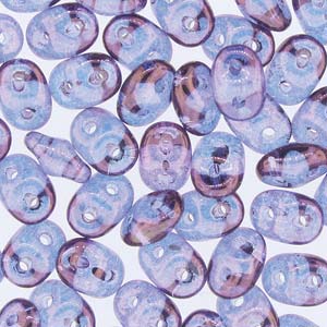 Matubo Superduo 2.5 x 5 mm 00030-15726  Vega on Crystal Beads - 5 or 10 gm