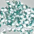 Miyuki Drop DP34-F38  3.4 mm  Aqua Sparkle Lined Crystal Beads - 5 gm