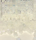 Miyuki SB3-402R 3.5mm  Opaque White Rainbow Square Glass Beads -5 gm