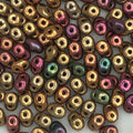 Matubo Superduo 2.5 X 5 mm 00030-01620  Crystal Orange Rainbow Beads - 5 or 10 gm