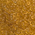 TOHO TR-08-2F   8/0 Light Topaz Transparent Matte Seed Beads, 5 or 10 Grams