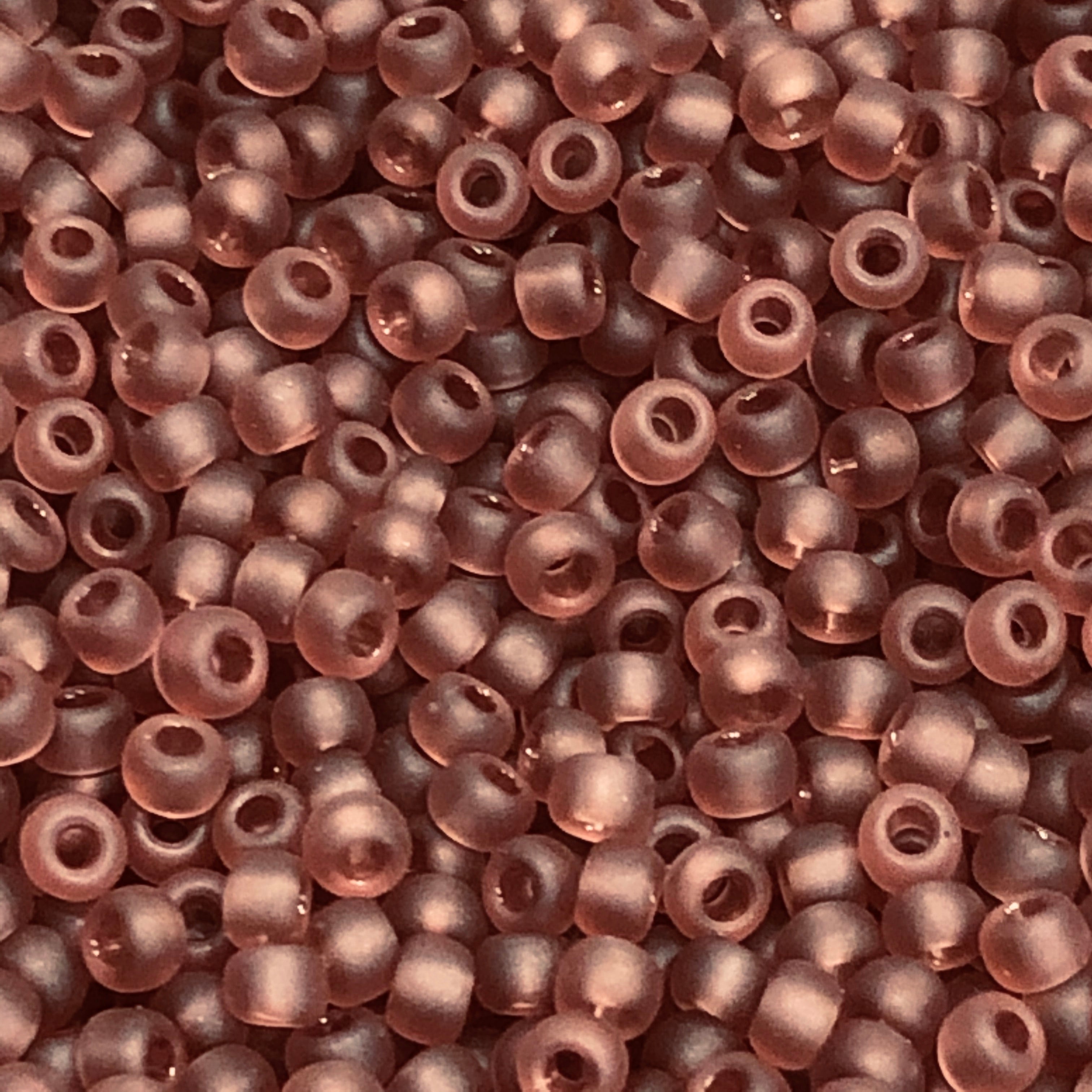 TOHO TR-08-6BF   8/0 Amethyst Transparent Matte Seed Beads, 5 or 10 Grams