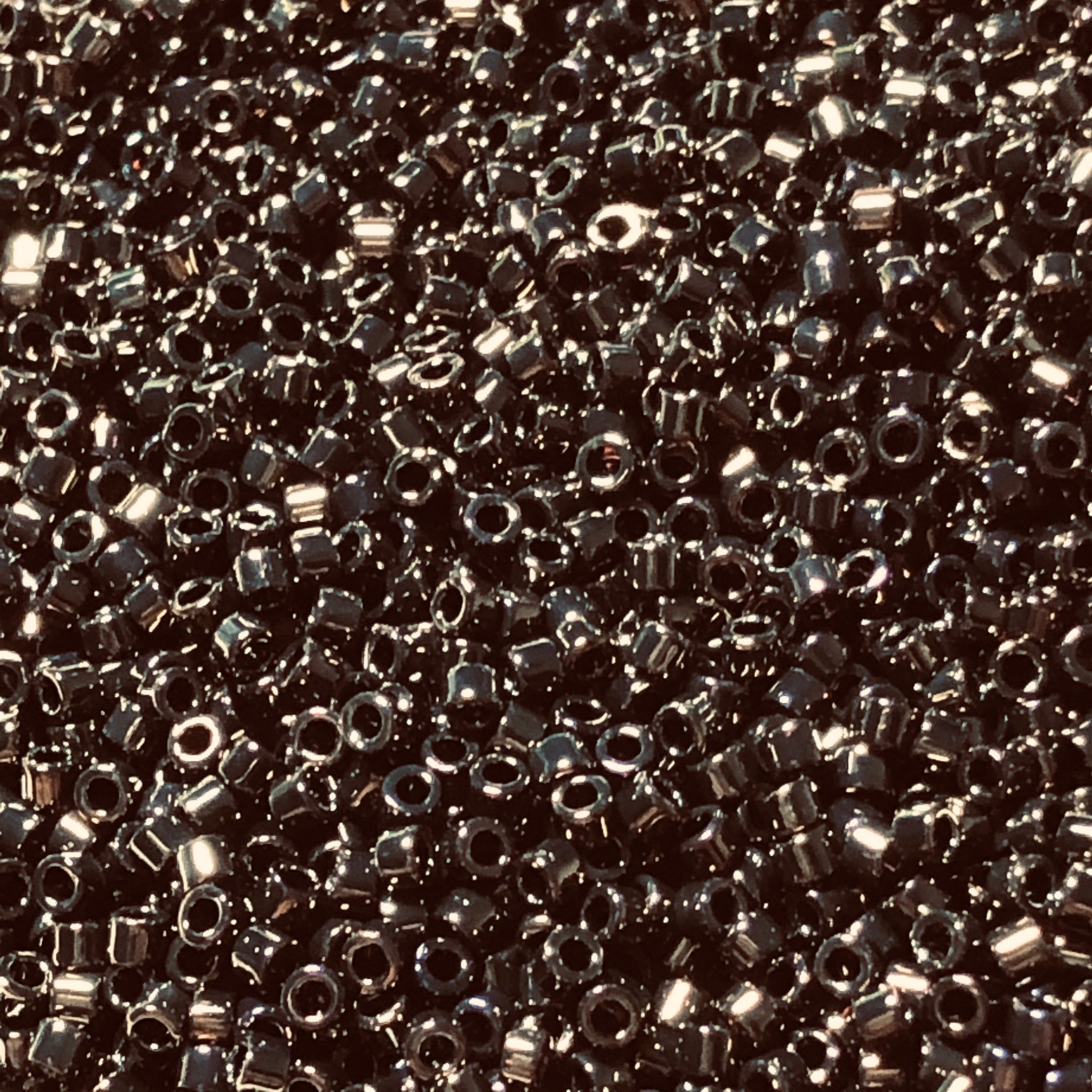 Miyuki Delica DB7 / DB07 / DB007  11/0 Metallic Brown Iris AB Cylinder/Tube Beads, 5 or 10 gm
