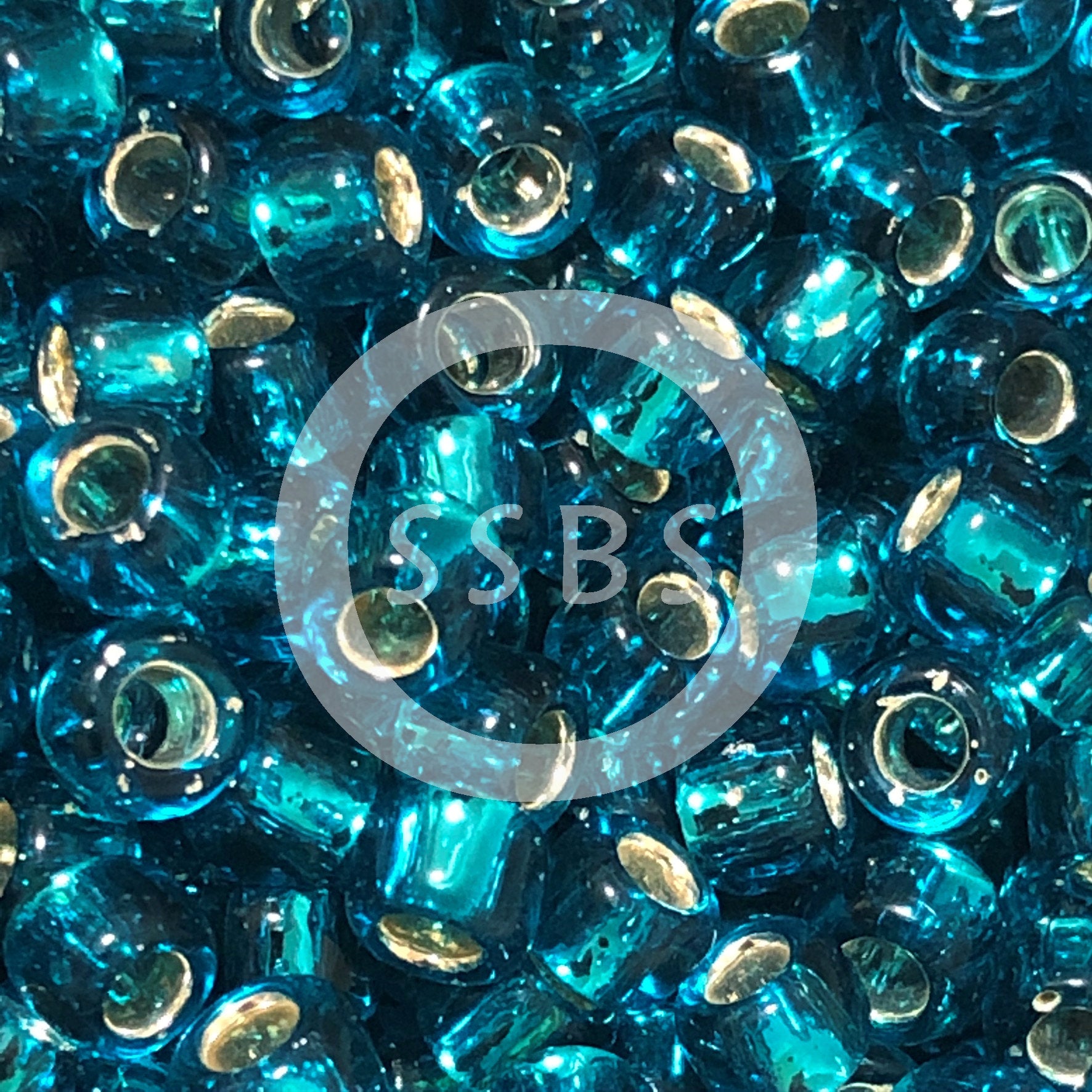 TOHO TR-6-23BDA  6/0 Silver Lined Light Green Aqua Seed Beads, 5 or 10 gm