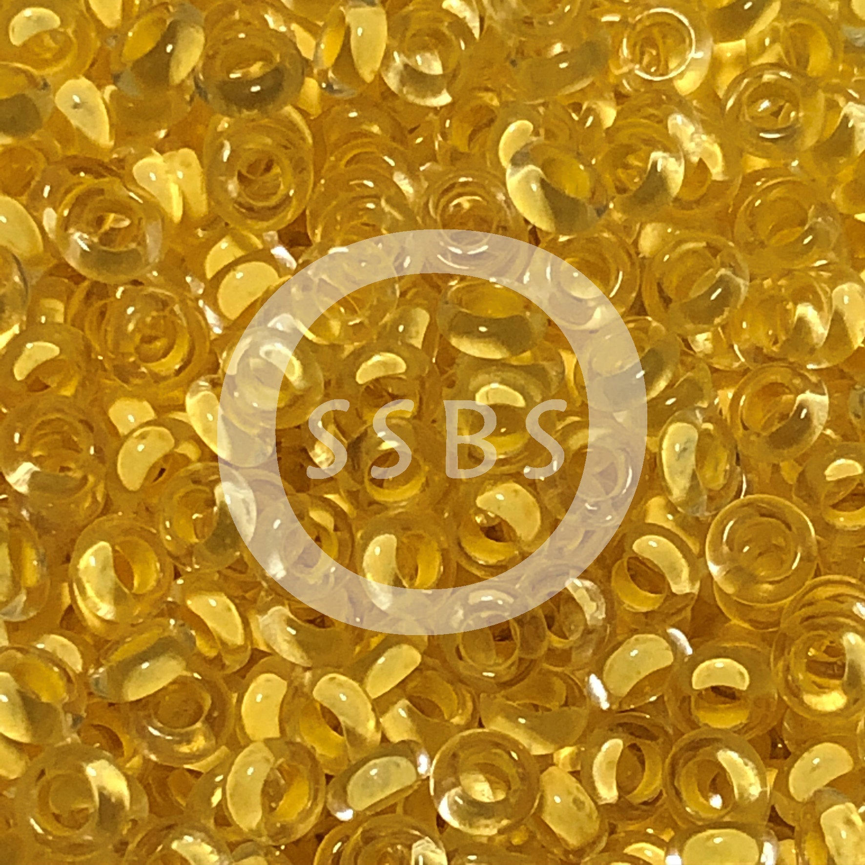 TOHO TD-8-961F  - 8/0  Matte Dark Golden Cream Lined Crystal Demi Beads, 5 gm