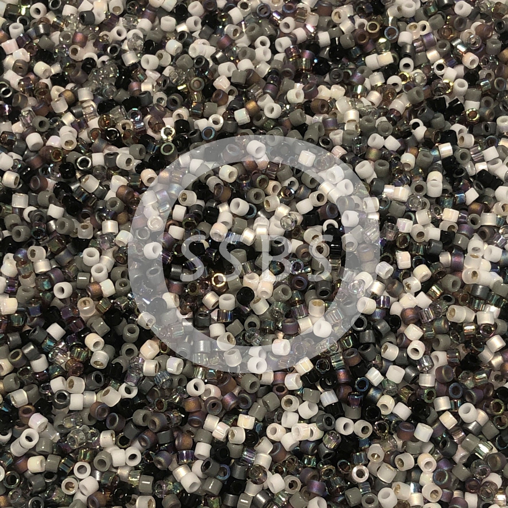 Miyuki Delica DB-MIX13  11/0 Pebblestone Mix Cylinder/Tube Beads - 5 or 10 gm