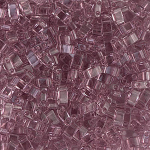 Miyuki Half Tila HTL-142  5 x 2.3 mm  Smoky Amethyst Tile Beads - 5 or 10 gm