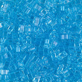 Miyuki Half Tila HTL-148  5 x 2.3 mm  Transparent Light Blue Tile Beads - 5 or 10 gm
