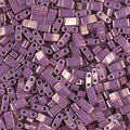 Miyuki Half Tila HTL-1867 5 x 2.3 mm  Opaque Dark Orchid Luster Tile Beads - 5 or 10 gm