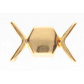 Cymbal™ Vorino II Chevron Magnetic Clasp, 18.6 x 11 mm - 24K Gold Plated or Antique Silver Plated - 1 Piece