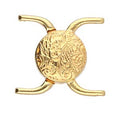 Cymbal™ Souda II 11/0 Magnetic Clasp, 15.85 x 17.8 mm - 24K Gold Plated, Rose Gold Plated, Antique Brass Plated or Antique Silver Plated - 1 Clasp