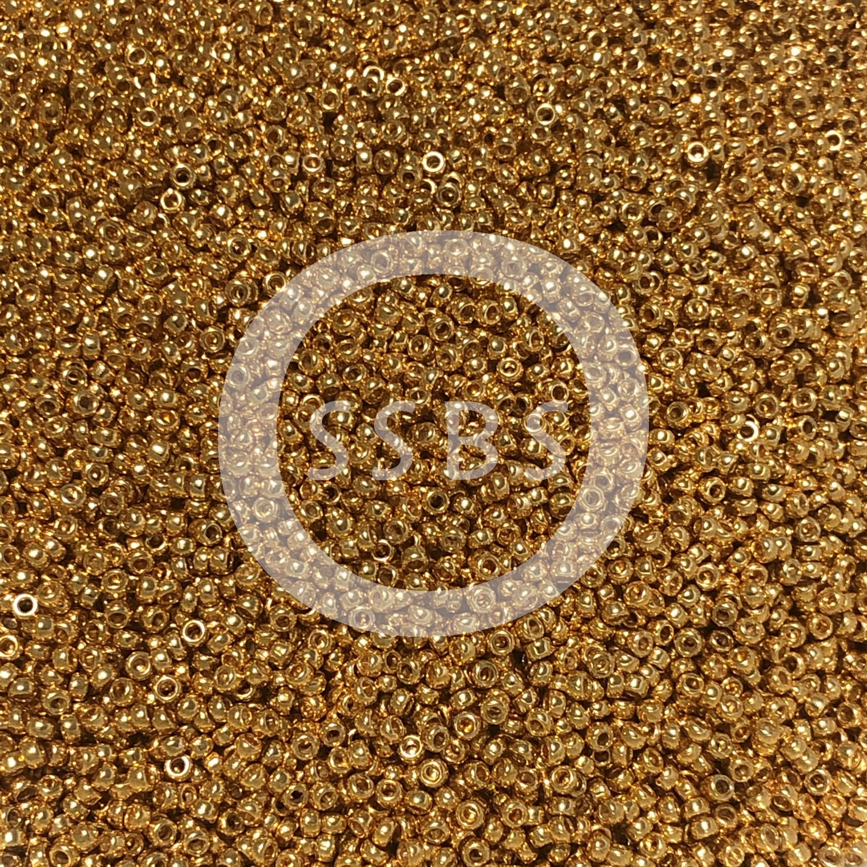 Miyuki 15-1054  15/0 Galvanized Dark Yellow Gold Seed Beads, 5 or 10 gm