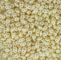 Matubo Superduo 2.5 x 5 mm 02010-25039  Pastel Cream Beads - 5 or 10 gm