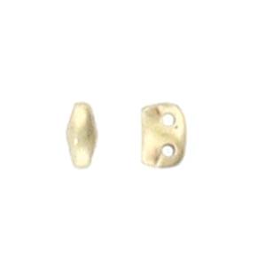 Cymbal™ Vitali Superduo Bead Substitutes™, 5.5 x 2.7 mm - Antique Brass Plated, 24K Gold Plated or Antique Silver Plated - 2 Beads